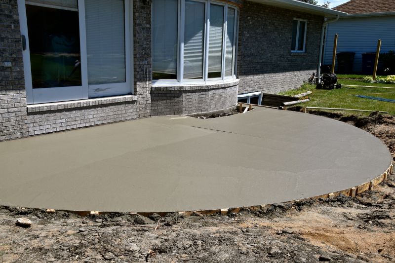 Finished Concrete Patio