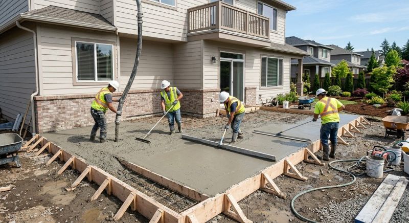 Concrete Patio Installation
